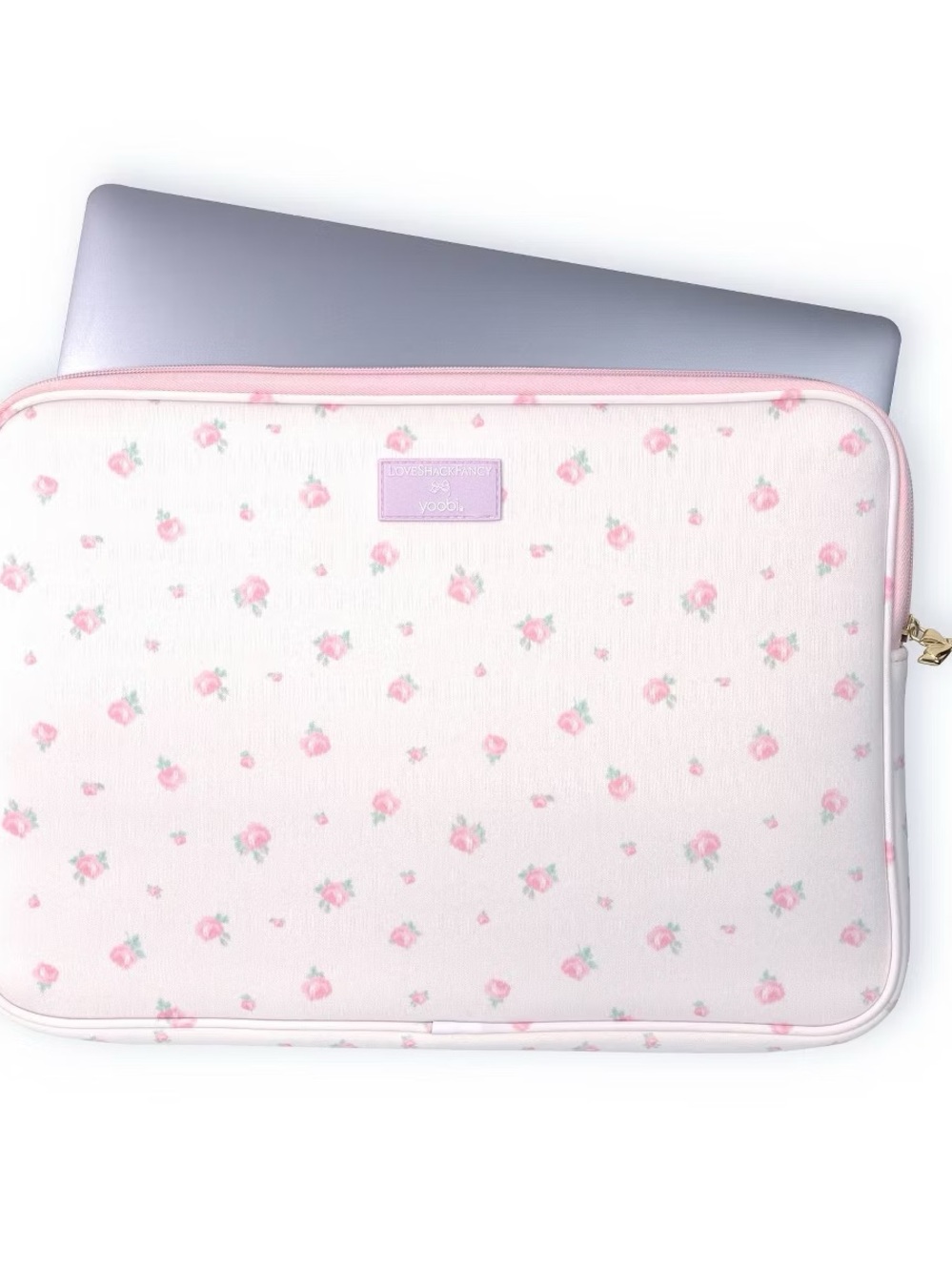 LoveShackFancy x Target Pink Floral Laptop & Tablet Sleeve